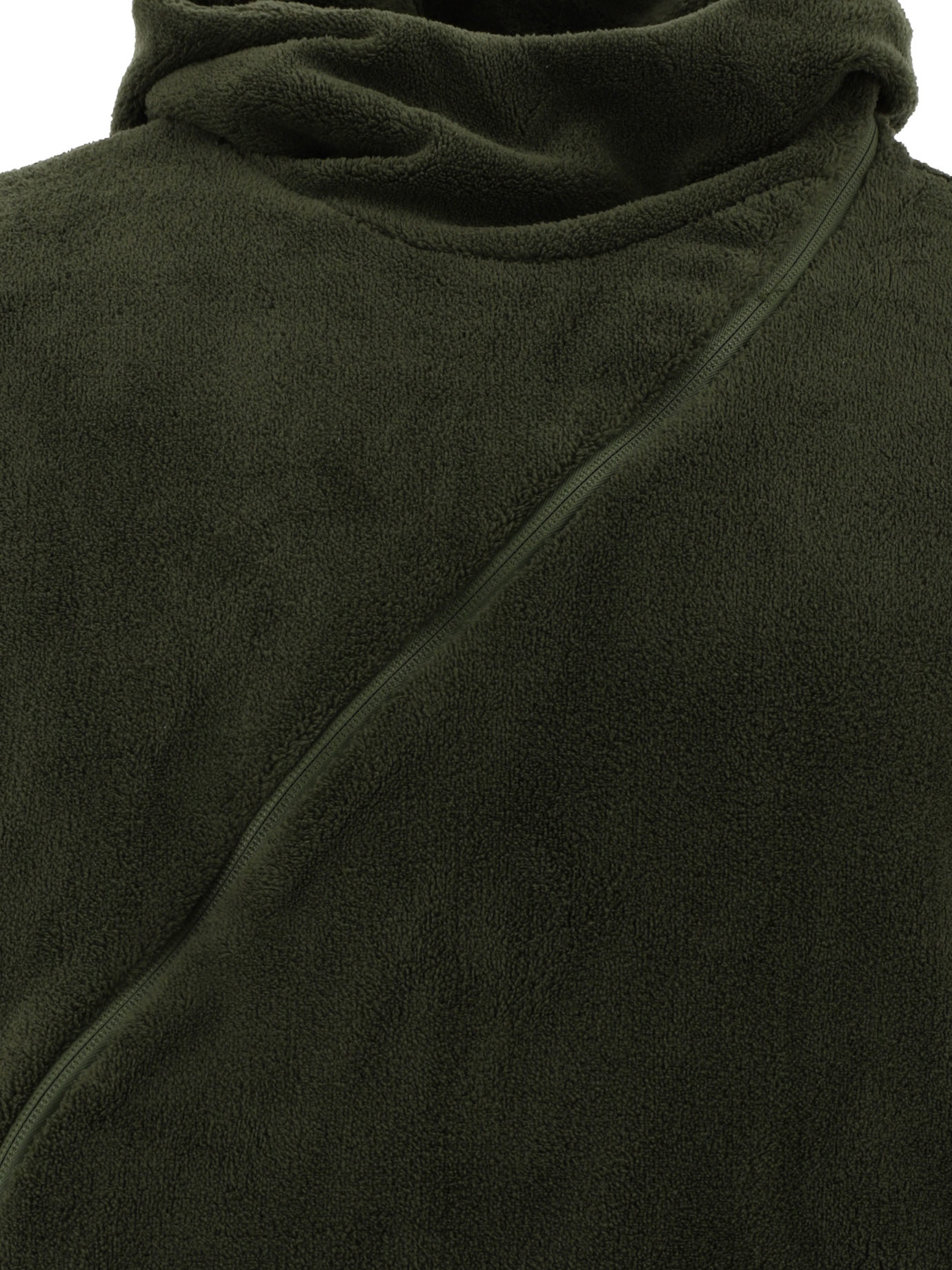 POST ARCHIVE FACTION (PAF) Green 5.1 Center fleece jacket